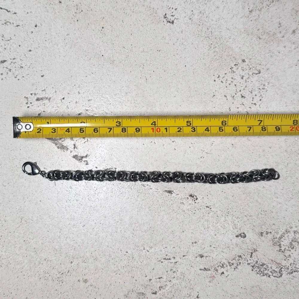 Stainless Steel Chunky Chainmail Bracelet